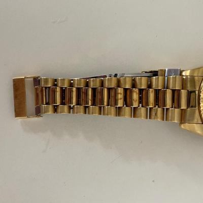 Game Time Gold Eagles Men's 23K Gold Logo Watch