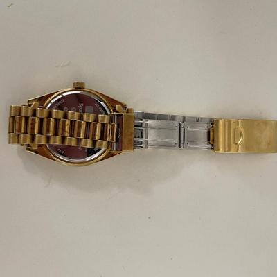 Game Time Gold Eagles Men's 23K Gold Logo Watch