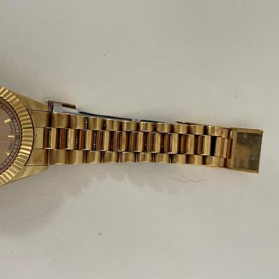 Game Time Gold Eagles Men's 23K Gold Logo Watch
