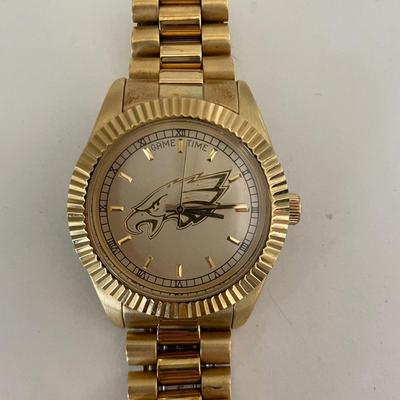 Game Time Gold Eagles Men's 23K Gold Logo Watch