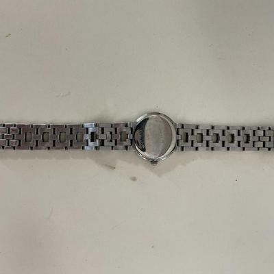 Ladie's Movado ESTIMO Black Museum Dial Stainless Steel Swiss Quartz Watch