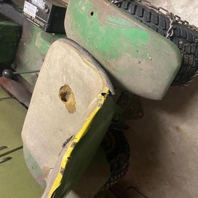 John Deere Lawn and Garden Tractor with Blade