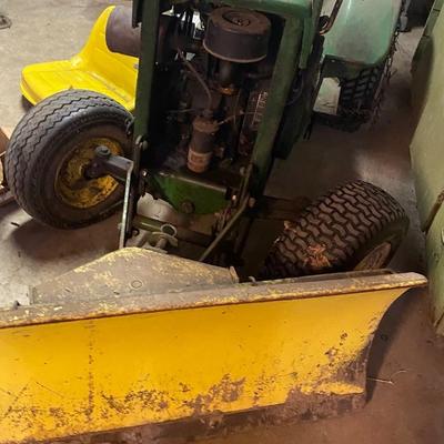 John Deere Lawn and Garden Tractor with Blade