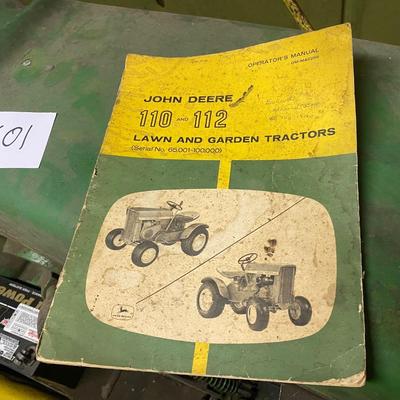 John Deere Lawn and Garden Tractor with Blade