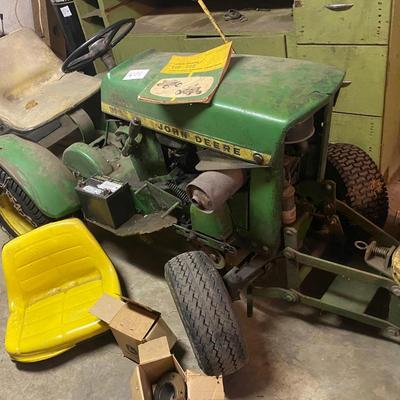 John Deere Lawn and Garden Tractor with Blade