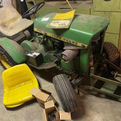 John Deere Lawn and Garden Tractor with Blade