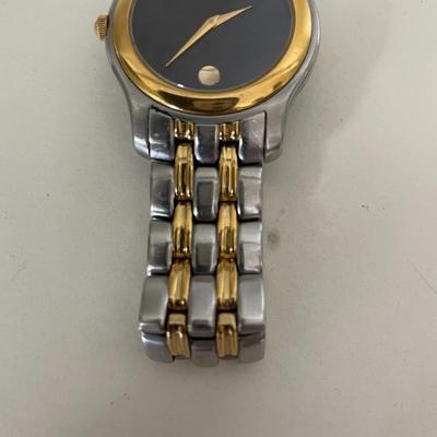 Vintage Movado Museum Unisex Two-Tone Quartz Bracelet Watch