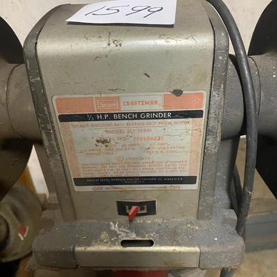 Craftsman 1/3 HP Bench Grinder