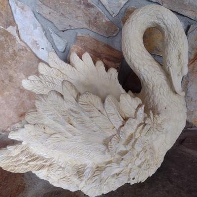 Composite Swan Planter