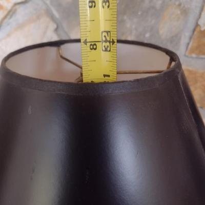 Bobby Phillips Original Turned Wood Maple Post Table Lamp with Shade Choice A