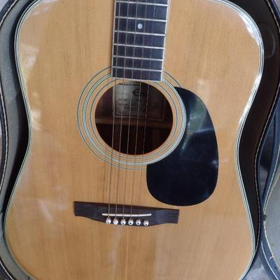 Epiphone Model D-14 Acoustic Guitar with Case