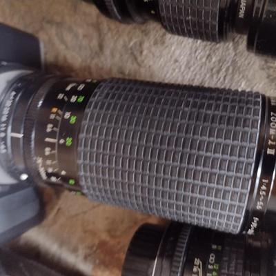 Pentax Z-XM Digital Camera with Telescoping Lens and Carry Bag