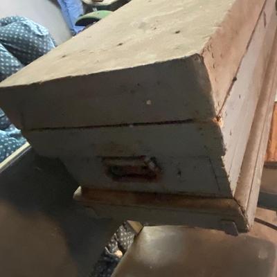 Vintage Wooden Tool Box