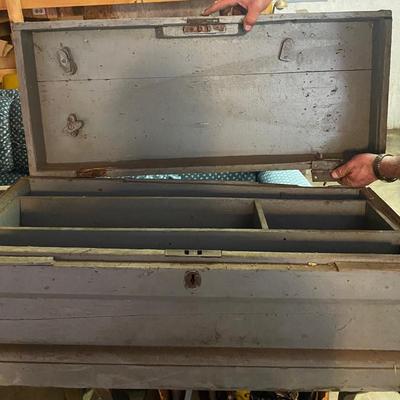 Vintage Wooden Tool Box
