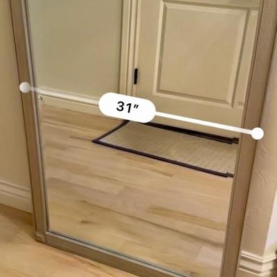 Silvered Wall Mirror