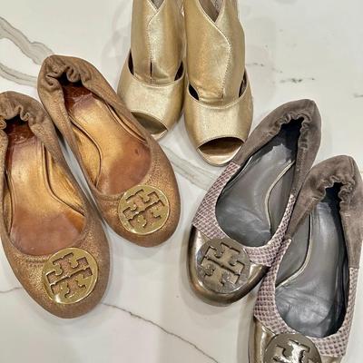 Women’s Tory Burch flats size 8.5 Bandolino’s size 8