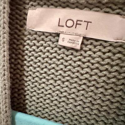 3 LOFT shirts and sweater - XS,S,Med