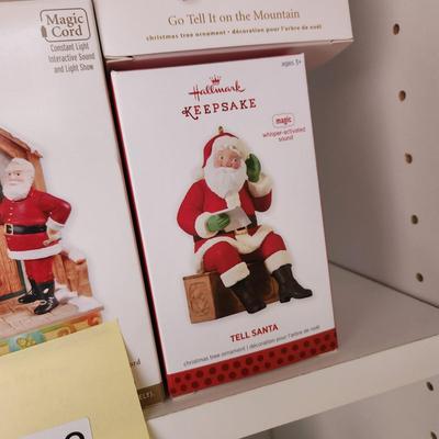 Lot of 6 Hallmark Keepsake Christmas Tree ornaments Magic Cord