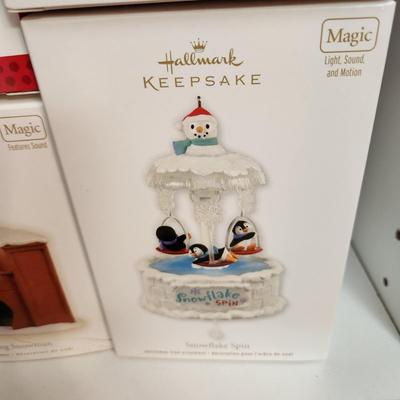 Lot of 6 Hallmark Keepsake Christmas Tree ornaments Magic +