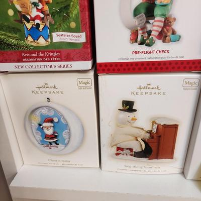 Lot of 6 Hallmark Keepsake Christmas Tree ornaments Magic +