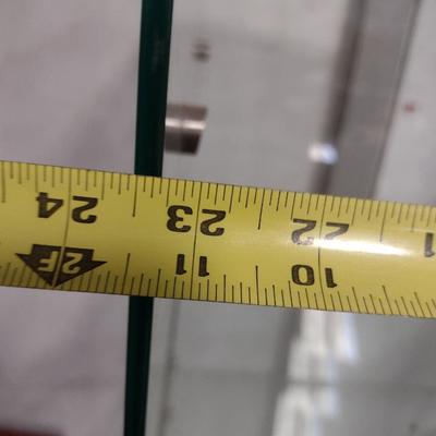 Glass Display Stand on Castors