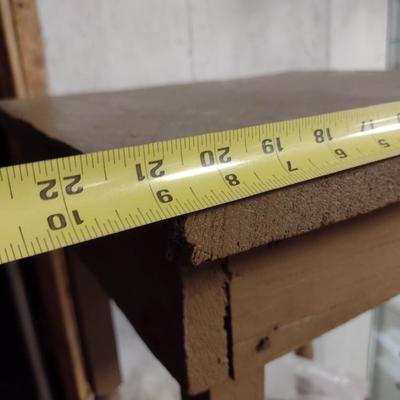 Hand Crafted Wood Lamp Table