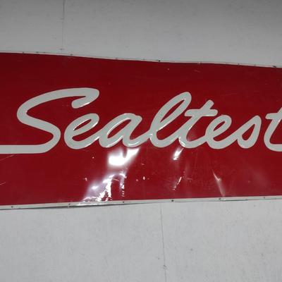 Vintage Sealtest Metal Advertising Sign