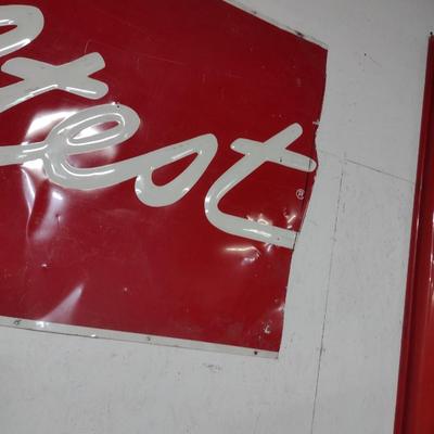 Vintage Sealtest Metal Advertising Sign