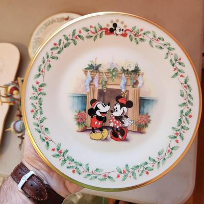 Lot of Christmas Decor Lenox Plates Ornaments and Decor
