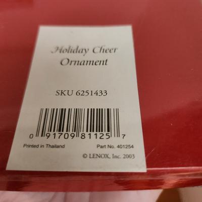 Lot of Christmas Decor Lenox Plates Ornaments and Decor