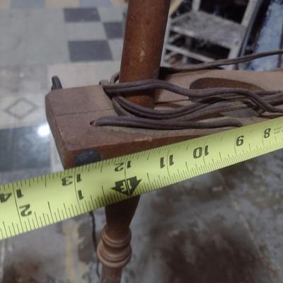 Vintage Floor Lamp Designed to Hold a Sportsman Hunting Tool