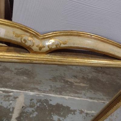 Wood Framed French Provincial Wall Mirror