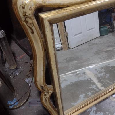 Wood Framed French Provincial Wall Mirror