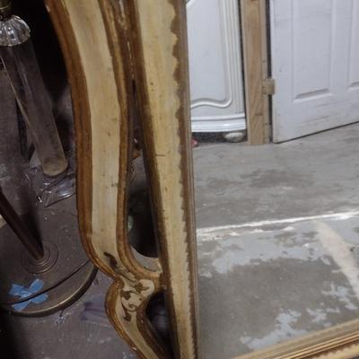 Wood Framed French Provincial Wall Mirror