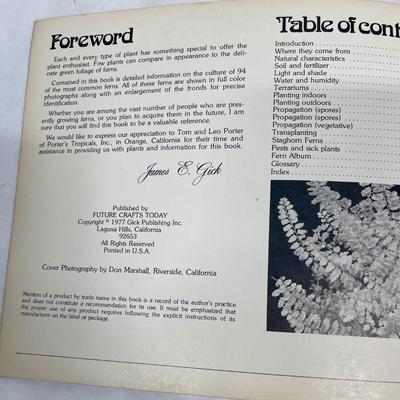 1976 Plant Booklets: Bromeliads and Ferns