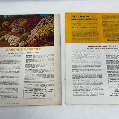 Sunnyslope Gardens 1966 and 1967 Chrysanthemums Catalogs