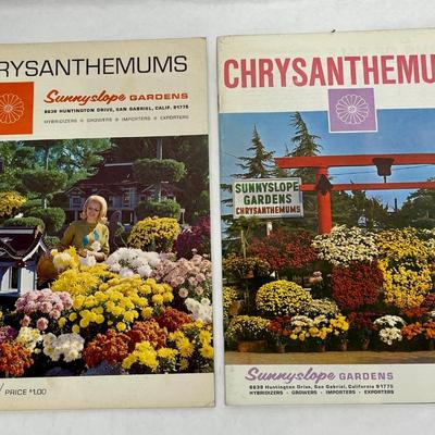 Sunnyslope Gardens 1966 and 1967 Chrysanthemums Catalogs