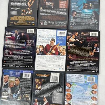 Lot of 9 DVD Movies - Science Fiction, Crime Mysteries and Action Movies