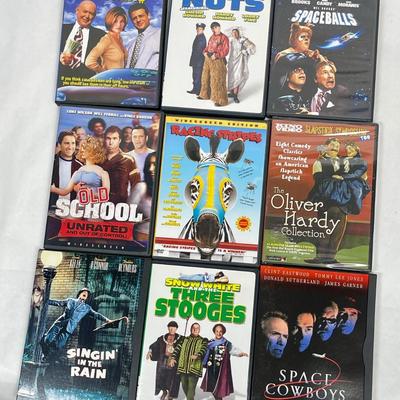 Lot of 9 DVD Movies - Comedies, Musicals and Action Movies