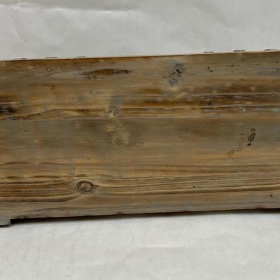 Wood Caddy with 3 Drawers
