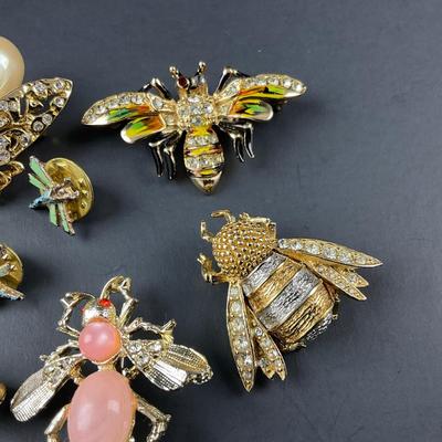-148- BROOCH | Multicolored Insect Pins