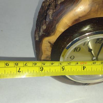 Turned Wooden Clock by Bobby Phillips- Walnut and Ebony (#59).