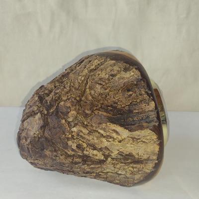 Turned Wooden Clock by Bobby Phillips- Walnut and Ebony (#59).