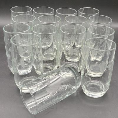 15 Princess House Heritage 5" Tumblers