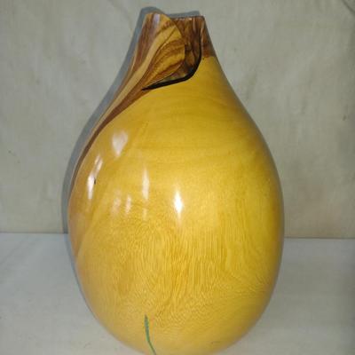 Turned Wooden Vase by Bobby Phillips- Australian Chestnut (#62).