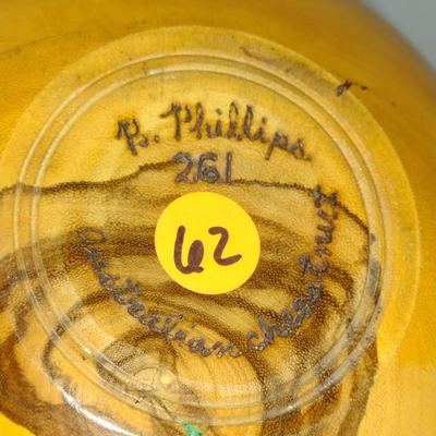 Turned Wooden Vase by Bobby Phillips- Australian Chestnut (#62).