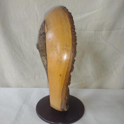 Turned Wooden Sculpture Titled 'Embryo II' by Bobby Phillips
