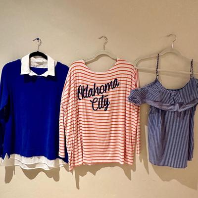 PIKO, A New Day and Pico OKC THUNDER women shirts. Size M