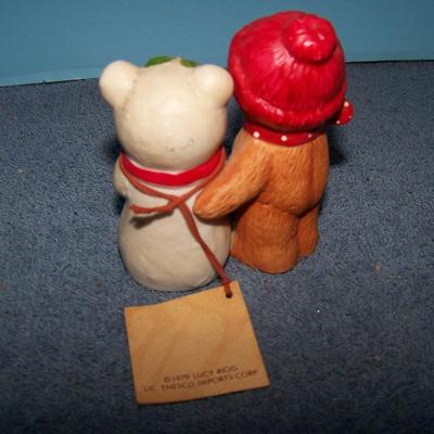 LOT 49 ADORABLE COLLECTABLE LUCY & ME BEARS--PIRATE/STAR/WINTER