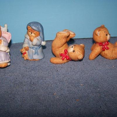 LOT 50 ADORABLE COLLECTABLE LUCY & ME BEARS--2 TUMBLERS/GRANDMA/SLEEP